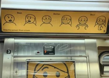 בסאבווי, ניו יורק. משהו לא טוב קורה בעולם וזה לא קוביד19