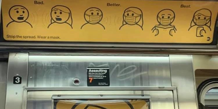 בסאבווי, ניו יורק. משהו לא טוב קורה בעולם וזה לא קוביד19